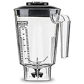 Waring 48-oz. Copolyester Blender Jar for BB300 Series Blenders | 48 oz. copolyester container includes blade and lid for blending smoothies, frozen drinks, and sauces.
