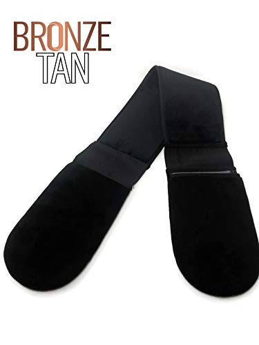 Bronze Tan 3-in-1 Deluxe Back Applicator And 2 Attached Self-Tanning Mitts For A Head-to-Toe Streak Free Sunless Tanning Experience (3-in-1)