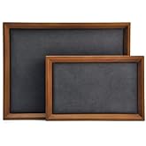 Oirlv Solid Wood Flat Jewelry Tray, Rectangle Jewelry Display Tray, Drawer Dresser or Nightstand Organizer, Microfiber Valet Tray, Catchall Tray(Grey, Large)