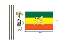Ethiopia with Lion 3x5 ft Outdoor Flag and Flag