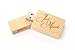 Maple 16GB USB Flash Drive - Inserted into a Engraved Maple Box with Pāua Abalone Mother of Pearl Heart Venneer - Raffia grass inside. Laser Engraved Wedding Design