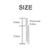 Under Door Sweep Weather Stripping Door Bottom Seal Strip Door Draft Stopper Door Weather Seal, 2