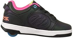 HEELYS Girl's Voyager Tennis Shoe, Black