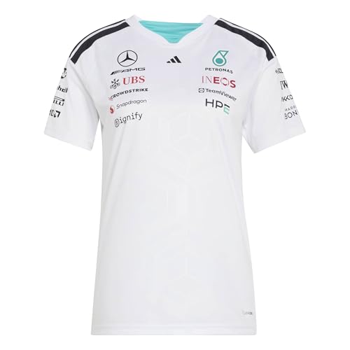 adidas Mujer MERCEDES - AMG PETRONAS FORMULA 1 TEAM DRIVER JERSEY, white, XXL