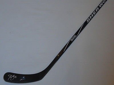 JOE THORNTON SIGNED HOCKEY STICK SAN JOSE SHARKS AUTOGRAPHED PROOF JSA COA