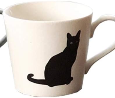 Amazon Co Jp 丸モ高木陶器温感マグ チタン白マット 柴犬 プードル グレーズネコマグ 猫マグカワイイ 犬好き ネゴ好き マグカップ マジック祝いギフト 贈り物 プレゼント 座る猫マグ ホワイト ホーム キッチン