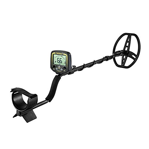 Pudincoco Professional Metal Detector 2.5m Underground Depth Scanner Finder Gold Detector Treasure Hunter Detecting Pinpointer(Black)