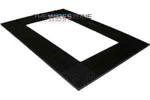 ERTSAFE Xscorpion DDT-1515 Double DIN Black ABS Plastic Stereo Trim Ring w/ 1/2" Border