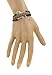 KIWI DAISY Giraffe Brown Cord Braid Synthetic-Leather Bracelets (Adjustable)