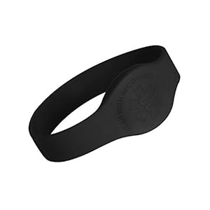 Tap2Tag 189 mm Large Black Teardrop Medical Alert Wristband
