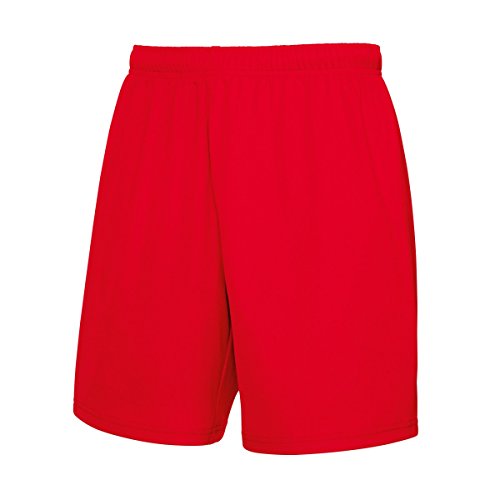 Fruit of the Loom - Pantaloni Corti Sportivi Traspiranti - Uomo (XL)  (Rosso) | Prezzo.it