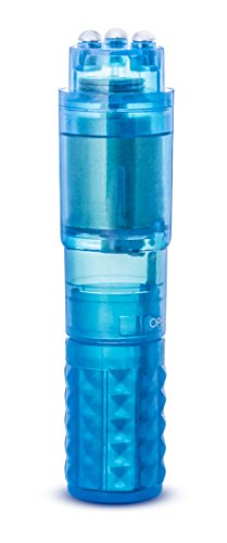 Eden Discreet Powerful Pocket Vibrator - Clitoral Pinpoint Stimulator - Waterproof - Sex Toy for Women - Sex Toy for Couples (Blue)