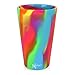 Silipint Silicone Pint Glass. Unbreakable, Reusable, Durable, and Guaranteed for Life. Shatterproof 16 Ounce Silicone Cups for Parties, Sports and Outdoors (Single, Hippy Hop) 1 Count (Pack of 1)
