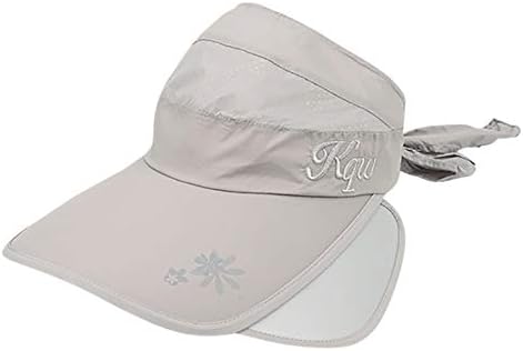 かわいくおしゃれに紫外線対策 Uvカット サンバイザー バックリボン サイドウイング付 ゴルフ 自転車