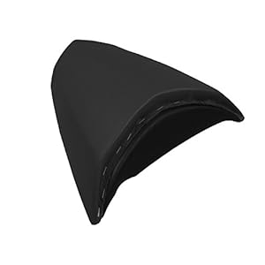 Zwarte passagier stoelbekleding stoelbekleding Peugeot Jetforce 50 (alle modellen bijv. TSDI, C-Tech, Darkside)