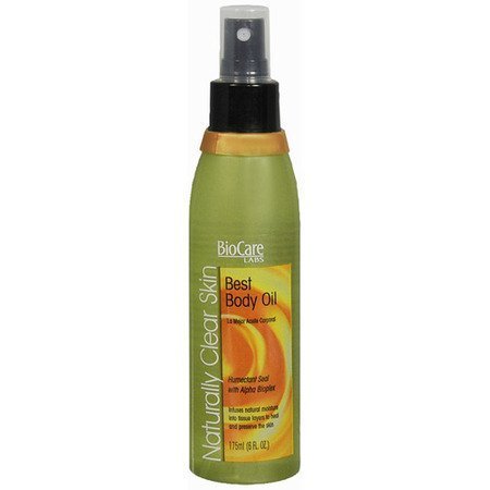 BioCare Labs Naturally Clear Skin Best Body Oil Spray, 6 fl oz., 175ml