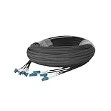 GHZHANG 4 Core Butterfly Flat Fiber Optic Patch