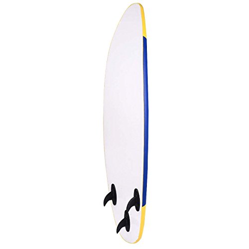 Grande Juguete 6' Surfboard Surf Ocean Beach Foamie Boards Great For All Surfing Skill Levels (Orange)