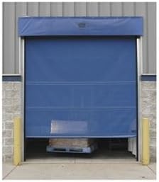 Goffs - BBMT8X10 - Curtain Mesh Door, Motorized Operation, Under Header Mounting, 8 ft. Width, 10 ft. Height