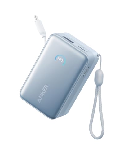 Anker Nano kompakte Powerbank 10000mAh 45W mit 70cm Einzugskabel