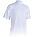 Monterey Club Mens Dry Swing Classic Pique Mock Neck Shirt #3304 (White, X-Large)