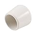 SoftTouch Non-Marking Chair Leg Tip Protect Floors From Scratches with Anti-Skid Rubber, 1-1/8 Inch, White
