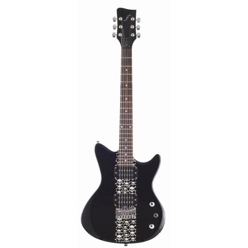First Act ME478 Electric Guitar with Double Cutaway (Black