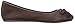 crocs Women's Lina Embellished Suede Ballet Flat, Espresso, 7 M US