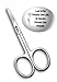Princess Care Baby Nail Scissors Curved Tip - 420 Stainless Steel, USA