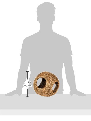 Prevue Hendryx 1095 Nature's Hideaway Grass Ball Toy, Large