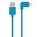 Belkin - Lightning Cable - 90° Connector - Blue - 4 ft -