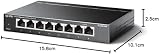 TP-Link TL-SG108S Unmanaged L2 Gigabit Ethernet Network Switch Black view 4
