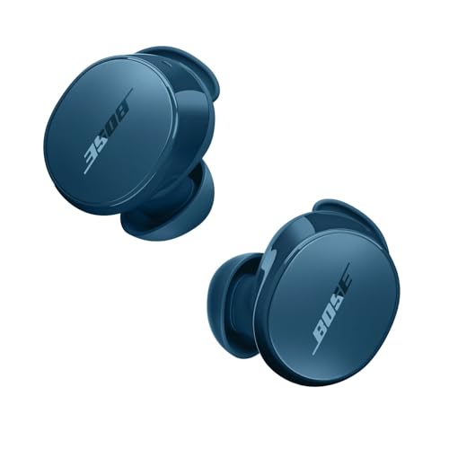 Bose QuietComfort Earbuds Auricolari Wireless Bluetooth con Cancellazione del Rumore Attiva, Microfono, Durata della Batteria Fino a 8,5 Ore, Deep Bass, IPX4, Blu Crepuscolo - Edizione limitata