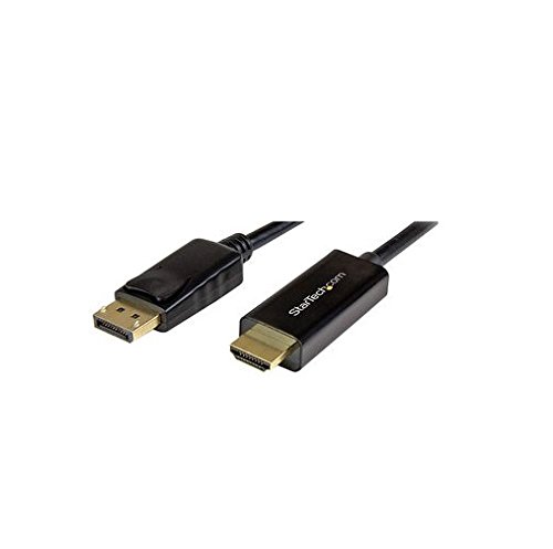 StarTech.com DP2HDMM5MB DisplayPort to HDMI converter cable - 5m (16 ft) - DP to HDMI Adapter with Built-in Cable - (M/M) Ultr
