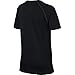 NIKE Boys' Dry Short Sleeve Top, Black/Black/Anthracite/Cool Grey, Large