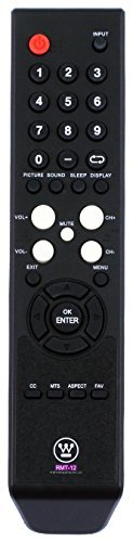 Original Westinghouse RMT-12 LCD TV Remote Control for Models CW26S3CW, CW39T8RW, EW39T4LZ, EW46T4LZ, VR-5585DFZ