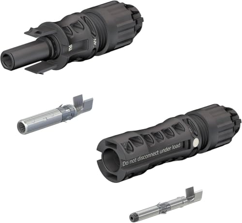 Stäubli MC4 Evo2 Stecker - Buchse + Stecker 4-6 mm² Typ 4 PV-KBT4 EVO 2 /6II und 4 PV-KST4 EVO 2 /6II 4 mm² - 6 mm² Kontaktsystem MULTILAM (50)