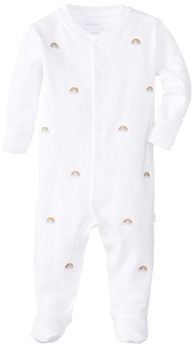 JoJo Maman Bebe Unisex-Baby Newborn Rainbow Embroidered Sleepsuit