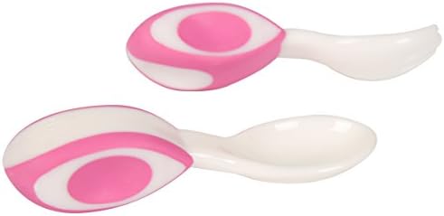 Ammul Mini Spoon and Fork Trainer Set-Pink