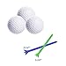 ZLIXING LED Glow Golf Balls, Personalized Practice Light up Golf Ball Glow in Dark for Women Men, Colored Novelty Funny Night Golf Balls Gifts (Pack fo 3)