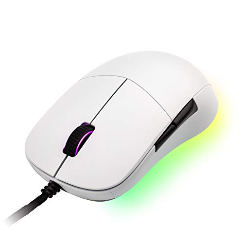 ENDGAME GEAR XM1 RGB Gaming Mouse - PMW3389 Sensor - RGB Lighting - 50 to 16,000 CPI - 5 Buttons - 60M Switches - White