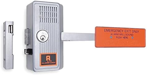 Emergency Exit Door Alarm, 99dB, Chrome