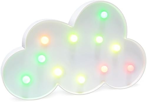Cloud Light Cloud Party Supplies Kids Cloud Colorful Cloud Lamp Battery Operated Cloud Table Decorations for Wall Decoration,Kids' Room,Living Room,Bedroom (Colorful Cloud)
