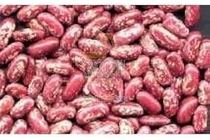 Jiva Organic Light Red Kidney Beans Speckled Whole (Rajma Chitra) 2 Pound Bag