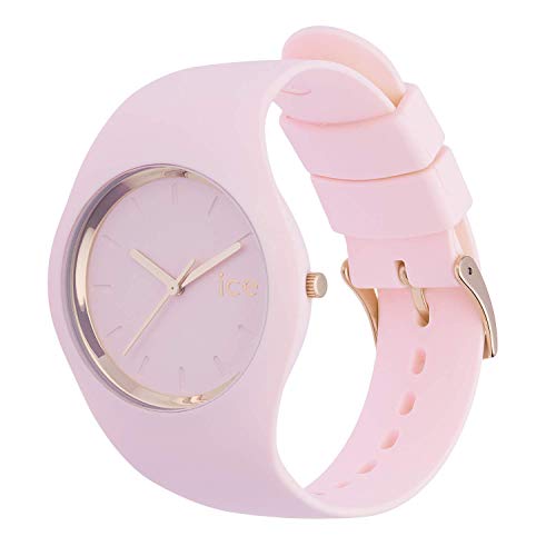 Ice-Watch-ICE-Glam-Pastel-Pink-Lady-Womens-Wristwatch-with-Silicon-Strap