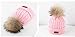 Longay Toddler Kid Girl&Boy Baby Infant Winter Crochet Knit Hat Beanie Hairball Cap (Pink)