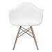 Poly and Bark Vortex Arm Chair, White