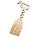 T-REX GRILL Wooden BBQ Grill Scraper 17 inches All-Natural Barbecue Grill Brush Bristle-Free Pine Wood Round Hand Grips