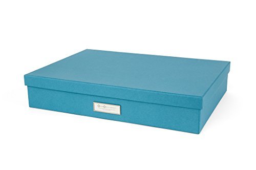 Bigso Sverker Document Storage Box, Turquoise