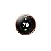 Nest Nest learning thermostat 3rd generation wifi bluetooth smart thermostat copper, 2.4 Ounce